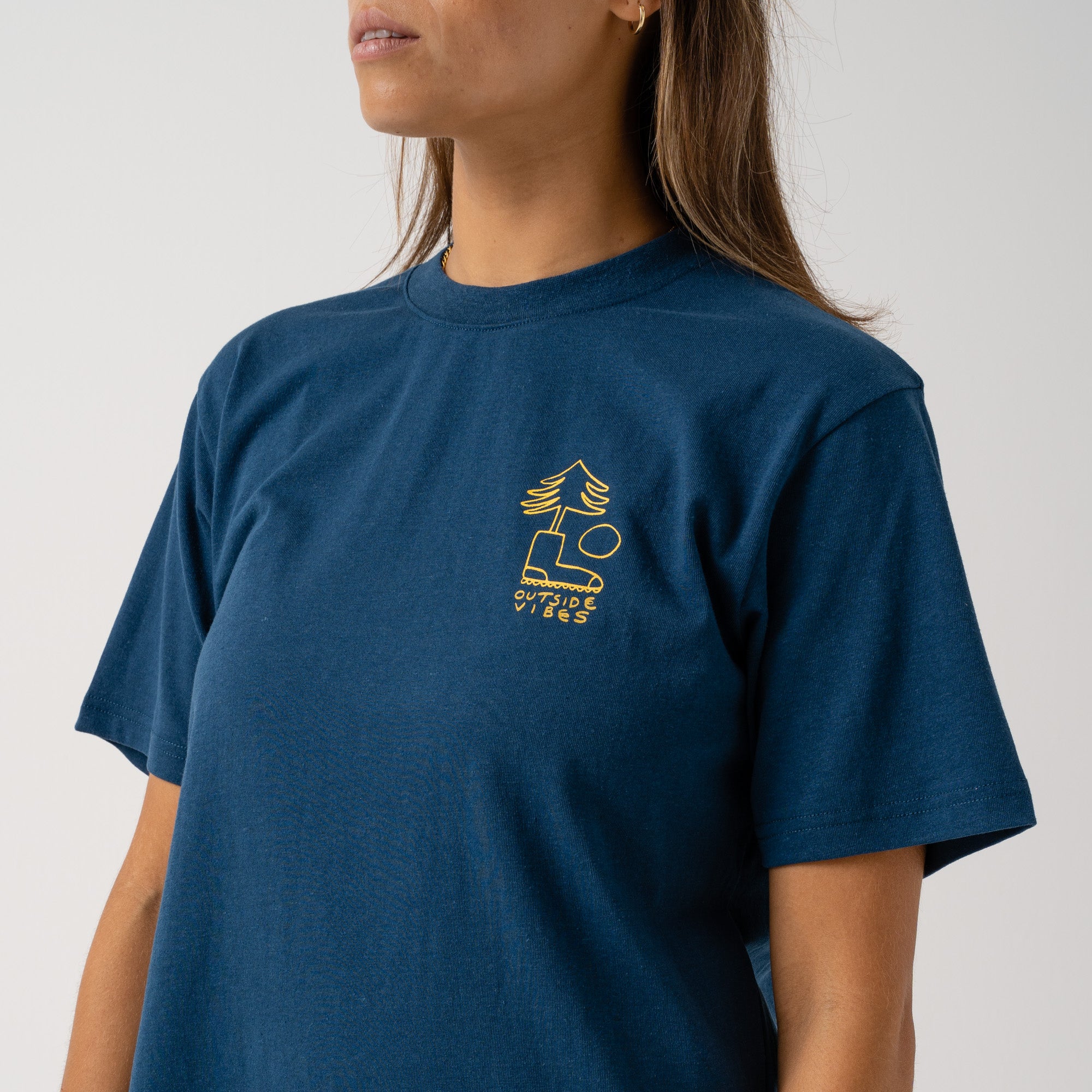 Womens Rest in Nature T-Shirt Indigo