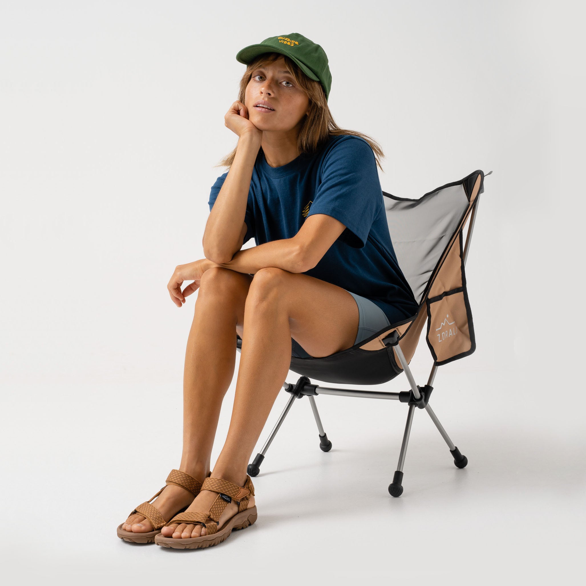 Womens Rest in Nature T-Shirt Indigo