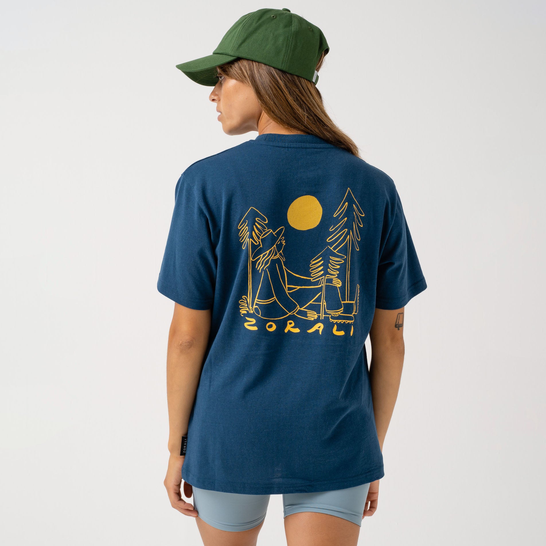 Womens Rest in Nature T-Shirt Indigo