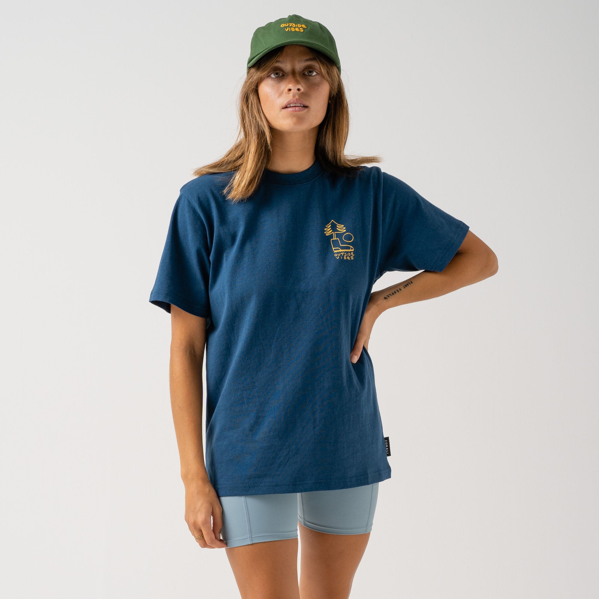 Womens Rest in Nature T-Shirt Indigo