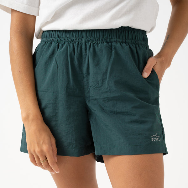 Womens Relaxed Recycled Short Forest