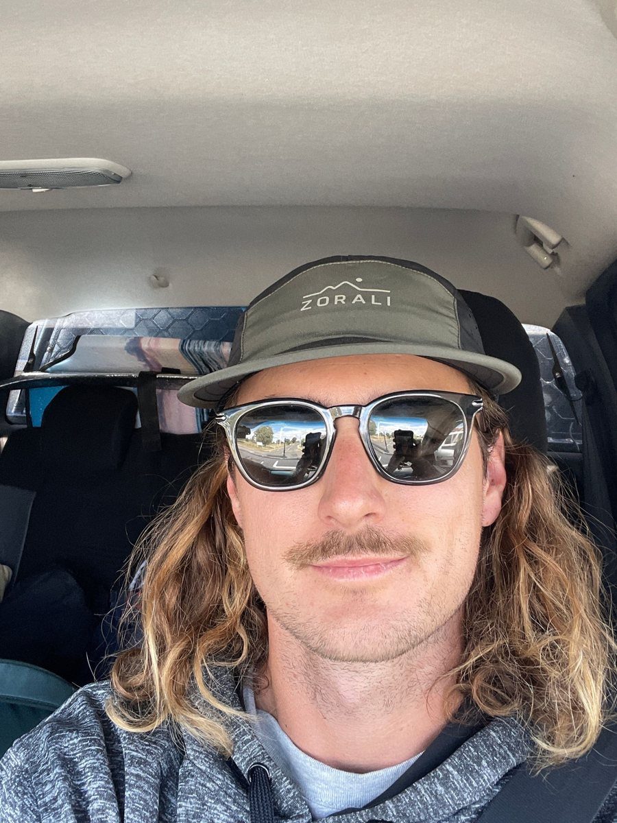 Aaron L. wearing the Air-Trek Cap
