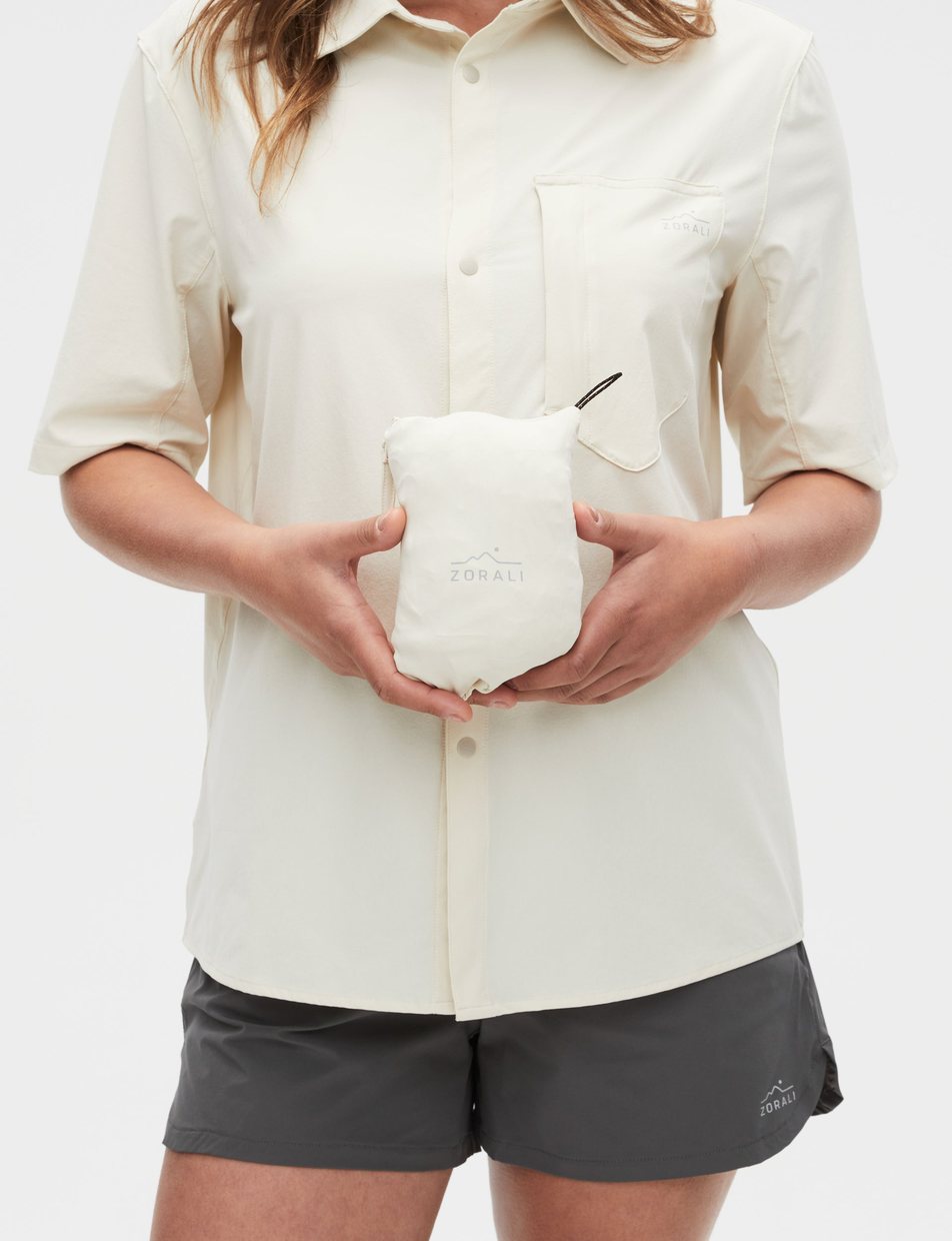 Packs into its own chest pocket on the Beachwood Daylight™ Technical Short Sleeve Shirt