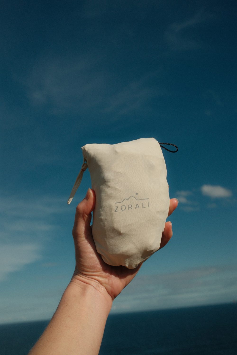 A Daylight shirt packed into its own pocket